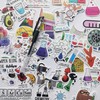 MiroSan 50Pcs Student Science Chemistry Stickers Physical & Chemical Change