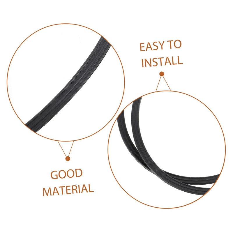 FOMIYES Hydraulic Chair Base Ring Rubber Gasket 45cm Salon Styling