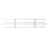 2 Sets Vines Climbing Support Balcony Outdoor Steel Pipe Plant