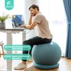 ENOVI ProBalanceΩ Yoga Ball Chair, Exercise Ball with Slipcover and