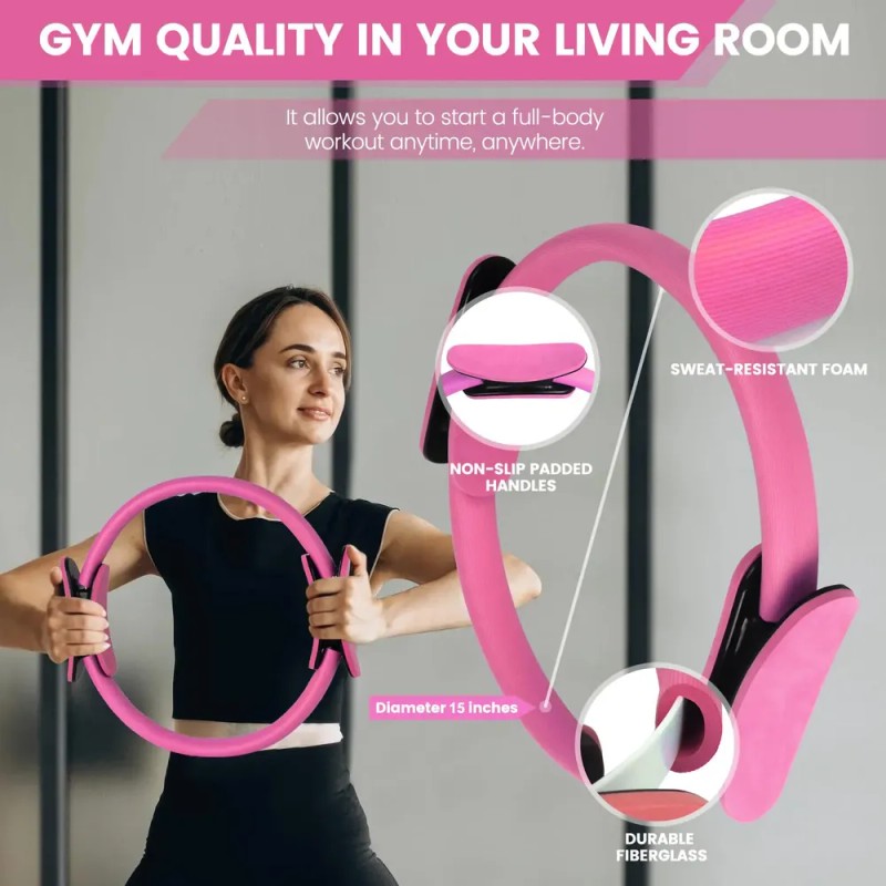 11pcs Pilates Circle Y Pilates Ball Set Bands
