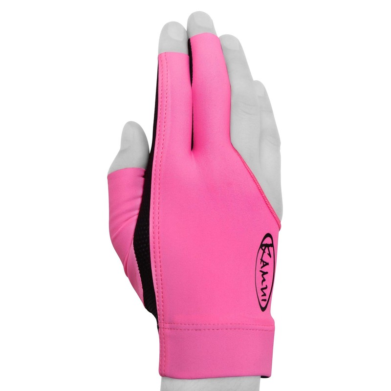 KAMUI Billiard Glove - Quickdry - for Right Hand (Pink,