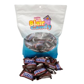 Snickers Fun-Size Candy Bars – 5 LB Bag (Approx. 125 Bars) – Perfect for Parties, Events, Candy Buffets, Offices & Gifting – Individually Wrapped Treats