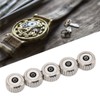 Watch Crown Spare Parts Silver Gold Steel Watch Head for