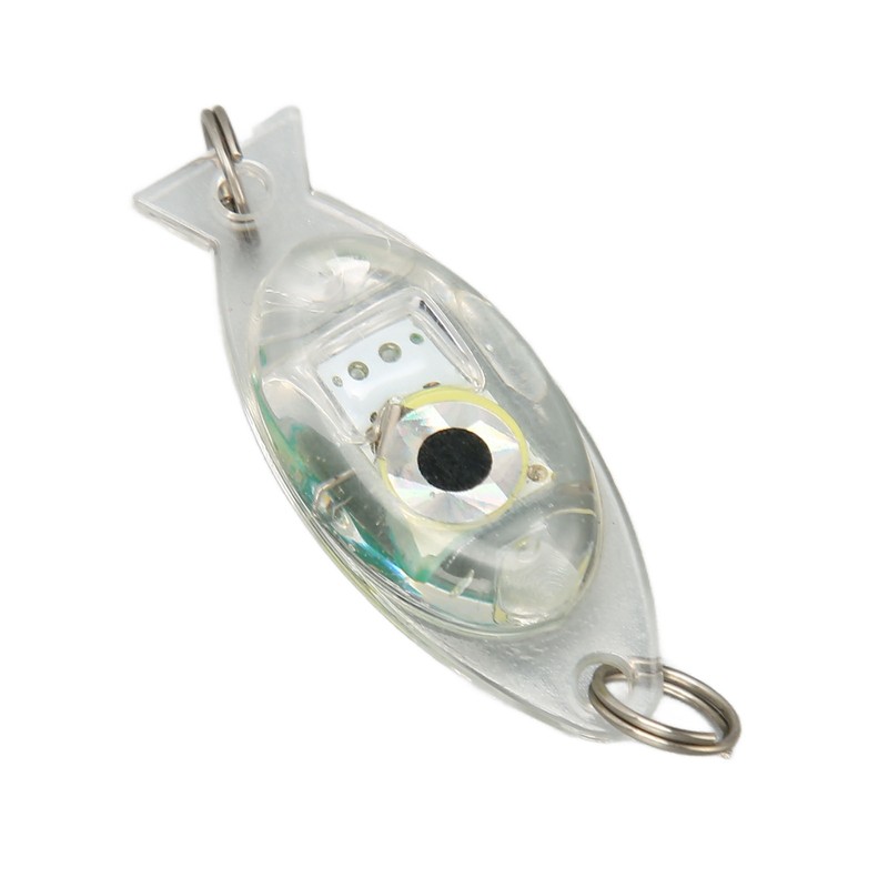 10Pcs LED Underwater Fishing Lure Light Eye Shape Deep Drop