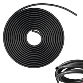 ZOCONE 6 Meter Benzinschlauch (3mm Innen, 7mm Außen) Kraftstoffschlauch Schwarz Silikonschlauch Hitzebeständiger Schlauch Unterdruckschlauch KFZ für Auto Traktor Motorrad Kleine Motoren