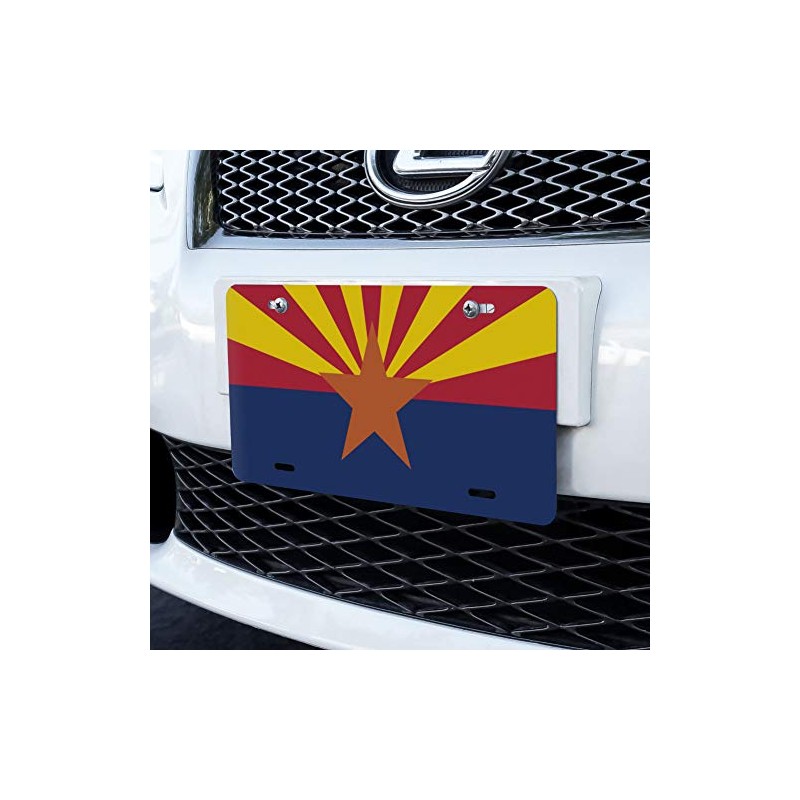 GRAPHICS & MORE Arizona State Flag Novelty Metal Vanity License