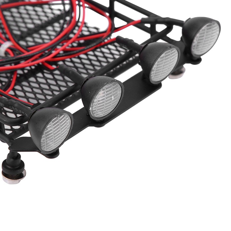Roof Rack Luggage Carrier With LED Lights Round for Axial