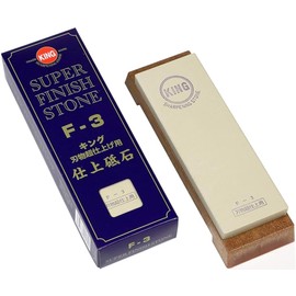 Japanese Sharpening Stone KING Finishing Stone F-3 Grit #4000 with Stand Sharpening Knife Tool