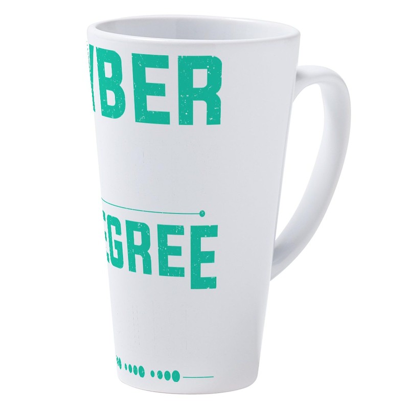 CafePress Hacker Hacking Cybersecurity Degre 17 oz Latte Mug