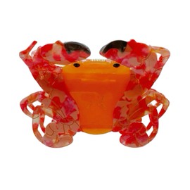 AURASNAP Passion Red Crab Hair Claw Clips - Handcrafted Acetate Hair Clips, Valentine’s Day Gifts for Her, Secure Hold for All Type Hair
