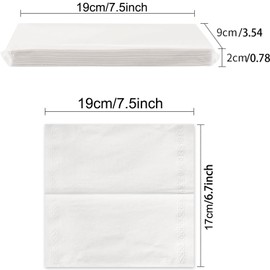 Cartisen Car Tissue Refills, Auto Travel Tissue Packs, Facial Napkin Refills for Car Visor Tissue Holder - 3-Ply 36 Sheets/Pack - 6Packs