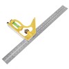 Combination Square, Stainless Steel Combination Square Adjustable Length for Woodworking