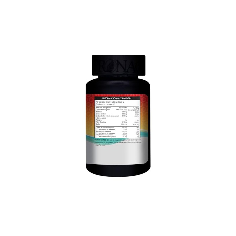 PRONACEN 3 Magnesios 60 tabletas | Citrato + Gluconato +