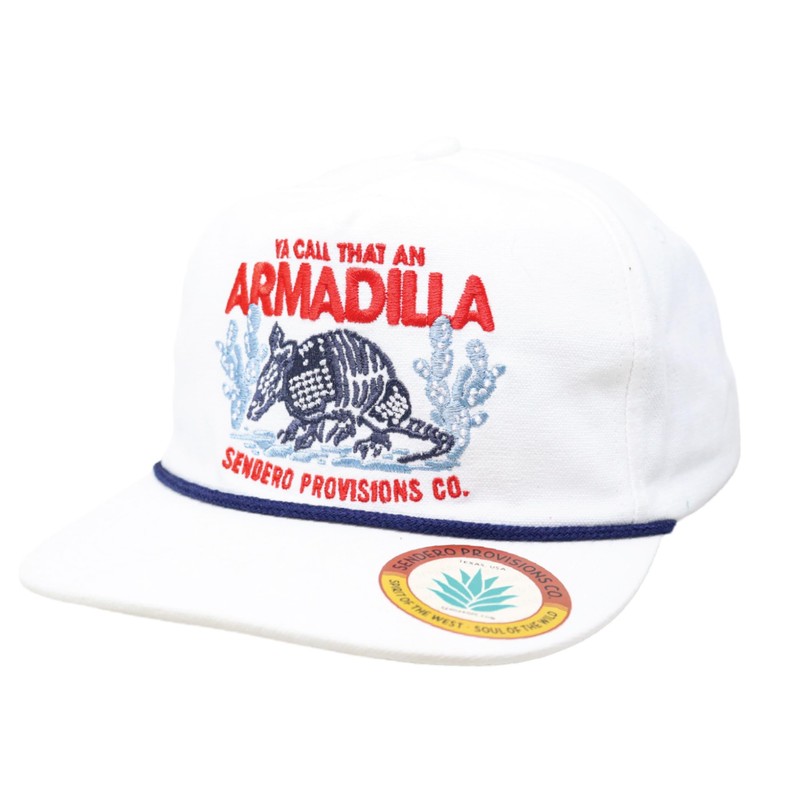 Sendero Provisions Co. Armadilla Adjustable Snapback Hat with Embroidered Design