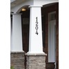 NACH House Numbers for Outside, 5.5 inch Black Address Numbers