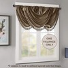 Madison Park Elena Waterfall Embellished Rod Pocket Valance, Faux Silk