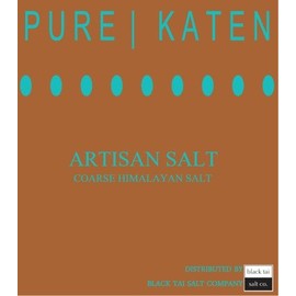 Black TAI Salt Company Himalayan Salt for Cooking, COARSE Himalayan Salt