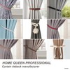 Home Queen Black Leather Curtain Tie Backs, Outdoor Drapery Holder