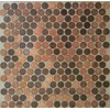 USA Copper Penny Round Coin Tile Sheets for Floor or