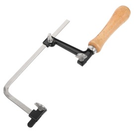 Vaguelly Bowsaw for Jewelry Cutting Mini U Shaped Hand Saw with Wooden Handle for DIY and Professional Use Woodworking and Crafting