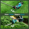 SEESII Brushless Pole Hedge Trimmers: 2-in-1 Cordless Grass Shears &