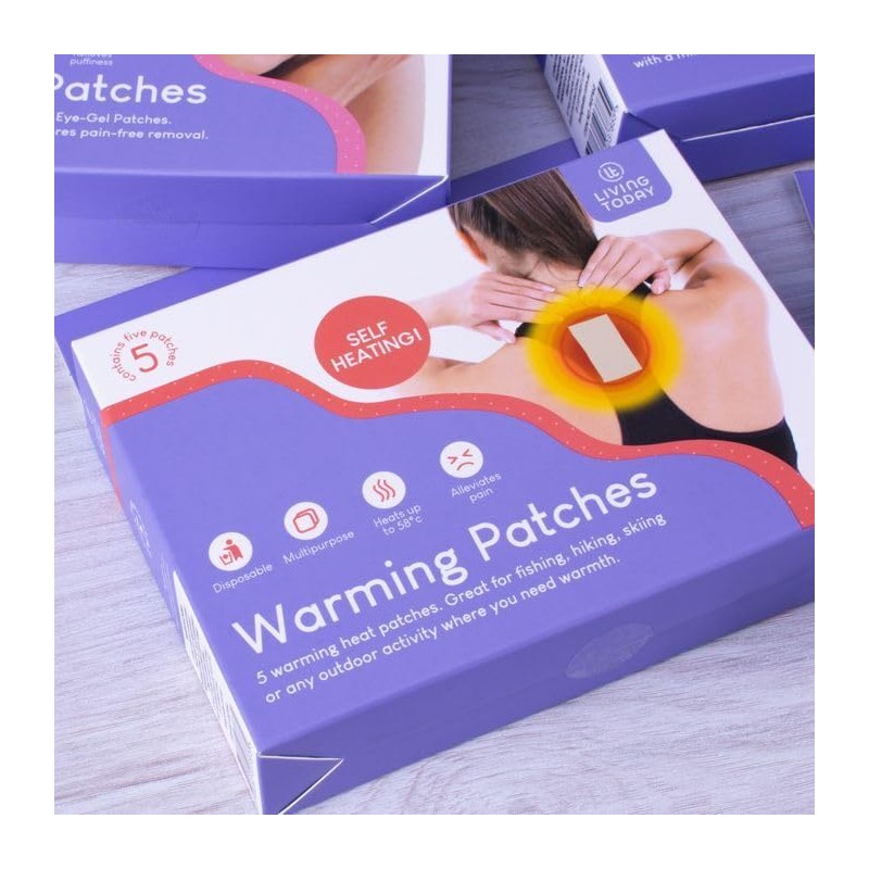 Living Today Soft Self Heating Warming Patches (5 Pieces)