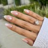 Magic White Pearl cromado Nail Powder Solid Glitter Fairy Shell