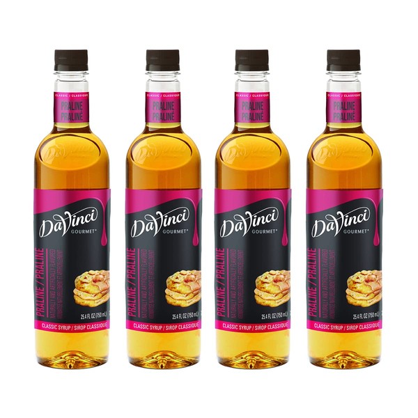 DaVinci Gourmet Classic Praline Syrup, 25.4 Fluid Ounce (Pack of 4)