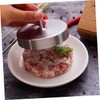 Sosoport Stainless Steel Burger Press Mold Round Patty Maker for