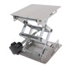 Stainless Steel Lab Jack Scissor Stand Platform 4x4in Expandable Height