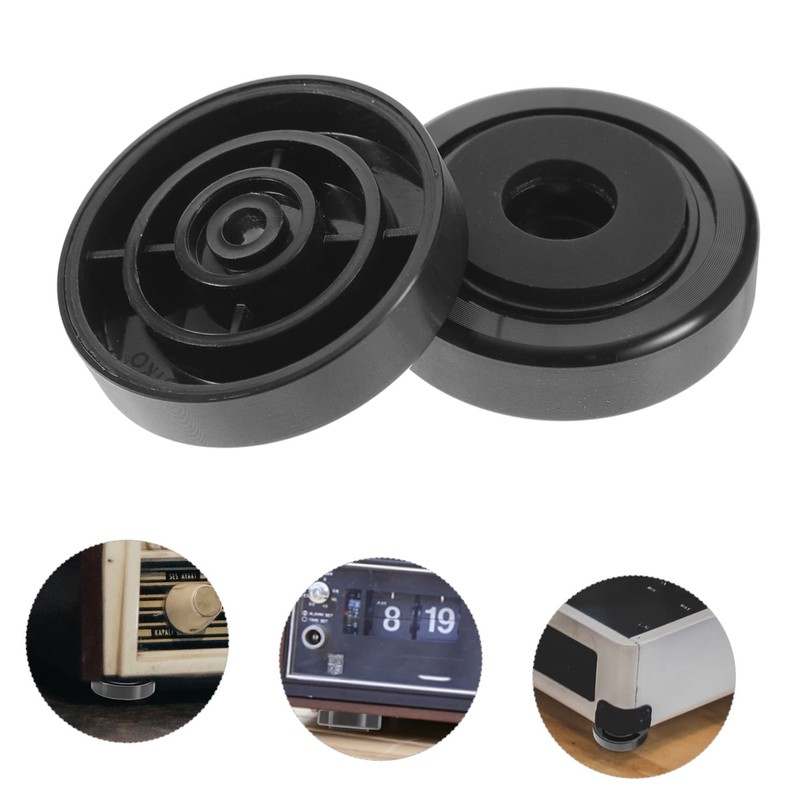 SHINEOFI 4pcs HiFi Speaker Isolation Feet Metal Spikes for Subwoofer