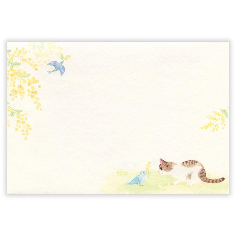 Nubby Envelopes Mimosa Scented | 2 Patterns Assorted, 4 Sheets,