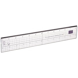Creative Impressions Metal Edge Acrylic Ruler 12 Inch (80003)