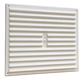 TIMCO 1210W White Timloc 9x9 Plastic Internal Hit and Miss Grille Vent