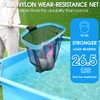 TidyMister Self-Repair Heavy Duty Pool Net, Upgrade Reinforced Handle, Pool