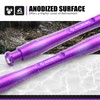 NICECNC Purple Foot Pegs Support Brace with O-Rings Compatible with