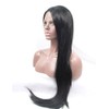 Black Synthetic Lace Front Wig 13x3 Straight HD Natural Middle