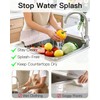 23 Inch Silicone Sink Splash Guard - Kitchen Sink Water