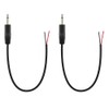 Fancasee 2-Pack 3.5mm 1/8" to Speaker Wire TS Mono Male