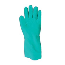 Showa Best 730 Nitri-Solve Nitrile Glove, Flock-Lined, Chemical Resistant, 15 mils Thick, 13" Length, Medium (Pack of 12 Pairs)