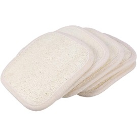 Cepillo Exfoliante de Lufa Natural HOOWIFFY - Set de 5 Piezas para Ducha