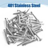 ANCHOREASE #8×2″ Sheet Metal Screws 100Pcs, 410 Stainless Steel Self