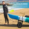 GanFindX Heavy Duty Kayak Cart | Adjustable Foldable Trolley with