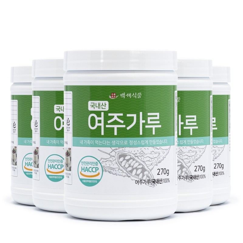 Baekse Food Yeoju Powder Domestic 270g container 270g x 3+1