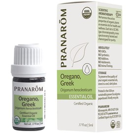 Oregano, Greek 100 Organic Essential Oil (.17 Fluid Ounces)