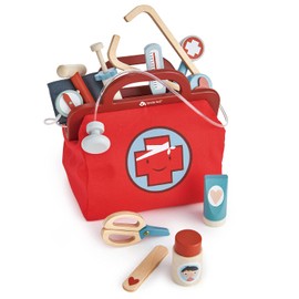 Tender Leaf Toys - Doctor's Bag - Doctor Pretend Play Toy Medical Kit - Promotes Imaginary and Creative Roleplay, Helps to Create Health Awareness - for Children 3+
