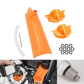 HCmotorku Oil Replacement Funnel Filter Funnel Filter for Harley Sportster XL883 1200 Touring Road King Road Glide Dyna Softail