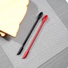 Armrouns 6 Pieces Mini Spatula Silicone, (Metal core) Reusable Jar