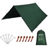 KALINCO Waterproof Camping Tarp Tent Hammock Rain Fly, 10X10FT/10X15FT, Mutifunctional